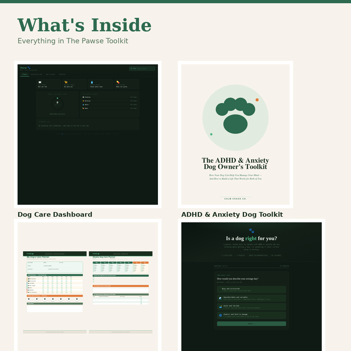Pawse — The ADHD & Anxiety Dog Owner's Toolkit