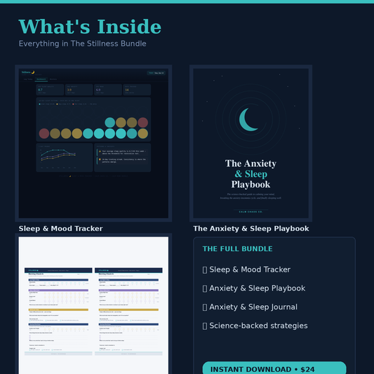 Stillness — The Anxiety & Sleep Bundle